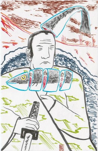 Saury fish