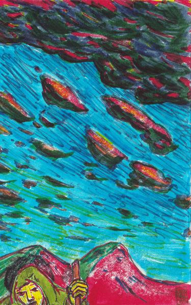 The flight into Egypt